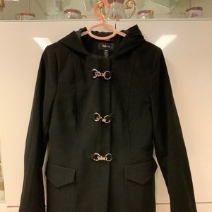 Women’s Vintage pretty stylish jacket with hood, black💕💕💕